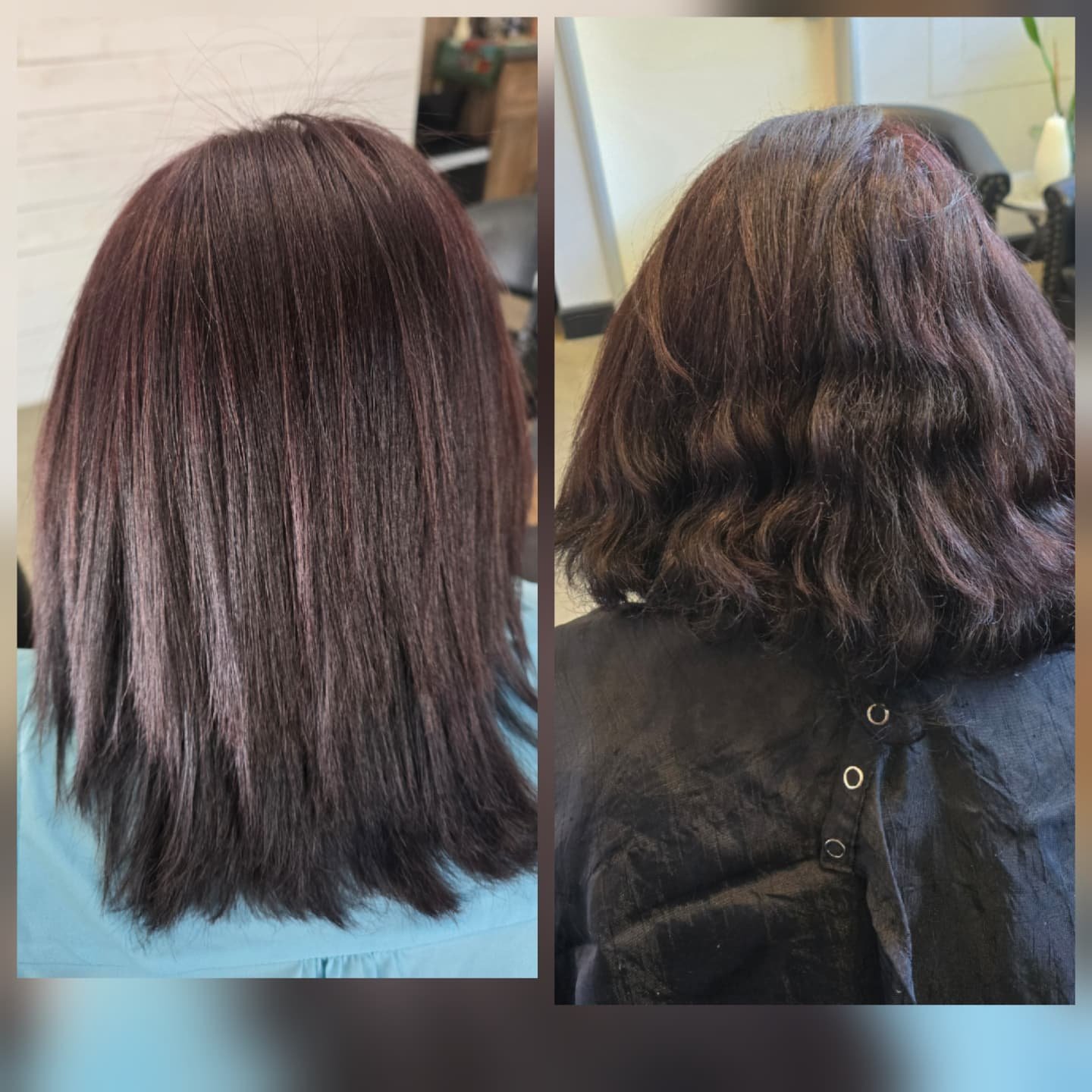 Precision haircut before and after