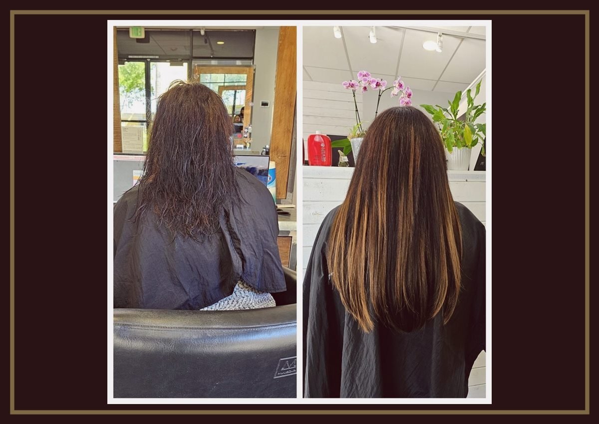 Keratin fusion extensions result